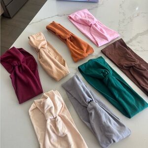 Colorful Knotted Headband Set